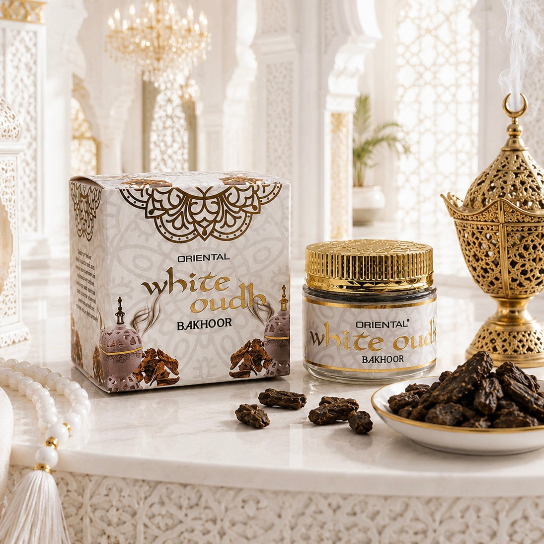White Oudh Bakhoor