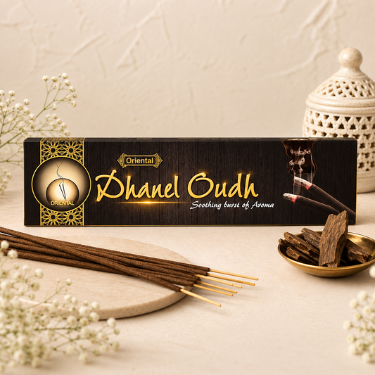 Dhanel Oudh Incense Sticks - Pack of 3