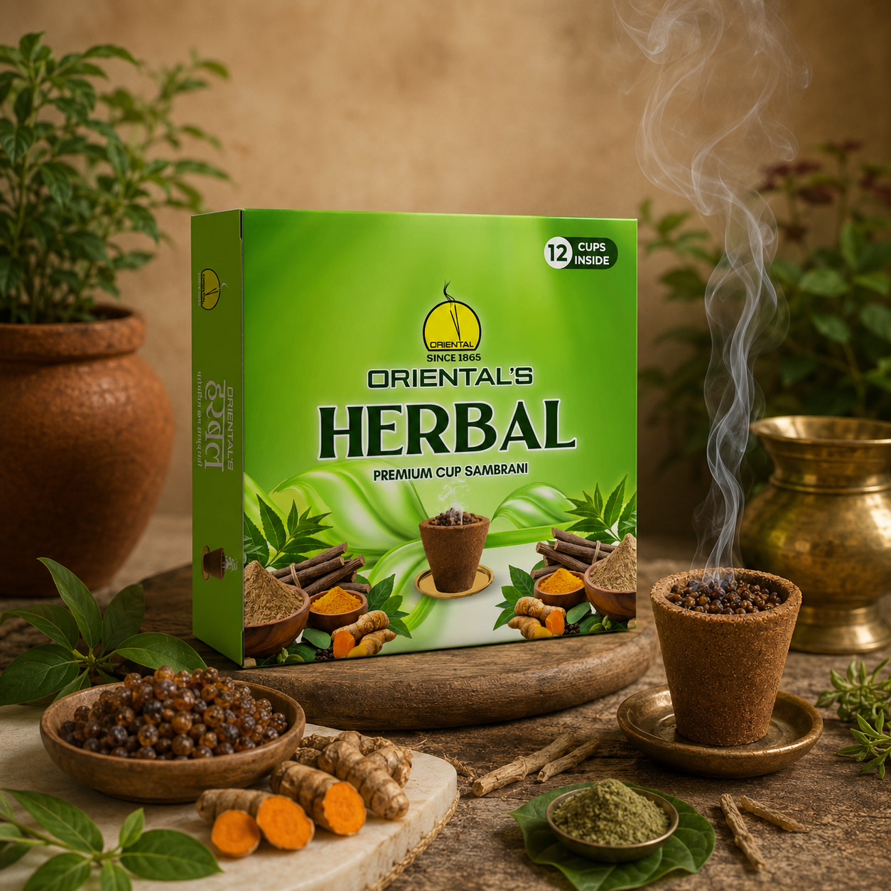 Oriental Herbal Cup Sambrani